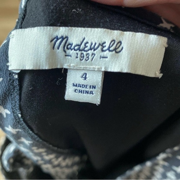 💜 Madewell Silk Dress in Hashtag Stripes - Picture 6 of 6